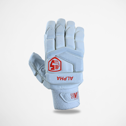Alpha Batting Gloves - White