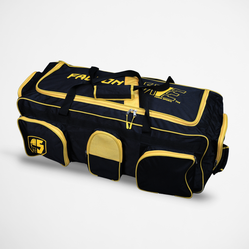 Falcon Wheelie Kit Bag - Black & Yellow