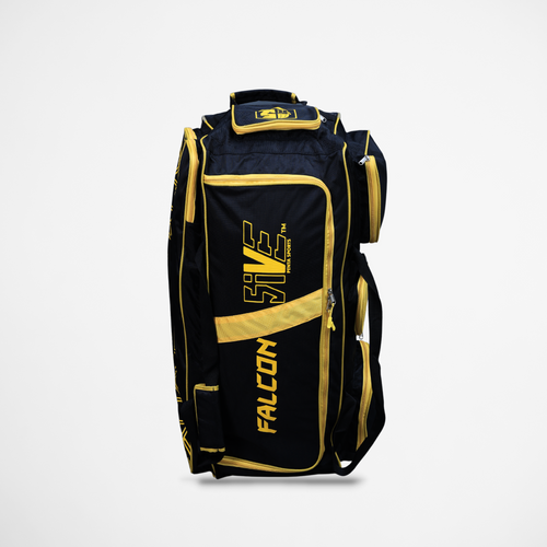 Falcon Wheelie Kit Bag - Black & Yellow