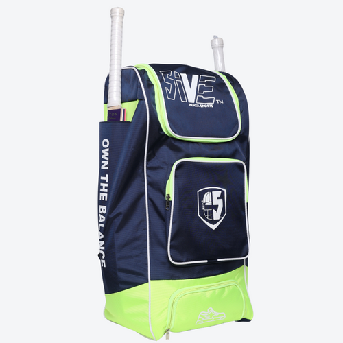 Python Junior Duffle Kit Bag - Blue & Neon Green