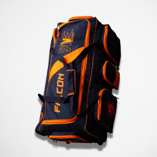 Falcon Wheelie Kit Bag - Blue & Orange