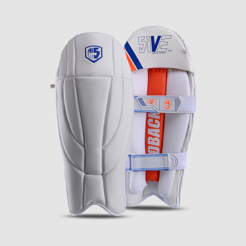 Redback Wicket Keeping Pads - White