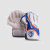 Redback Wicket Keeping Gloves - White-Blue-Orange
