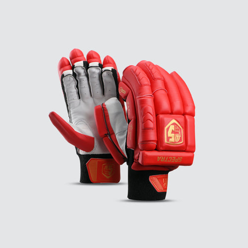Spectra Batting Gloves - Solid Red