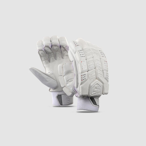Sonic Cricket Batting Gloves - White