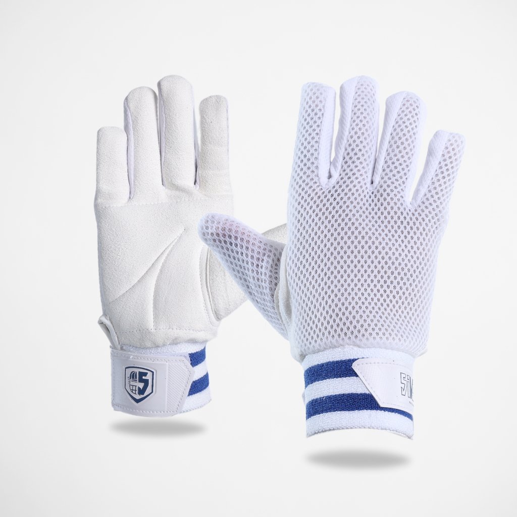 Wicket keeping Inners - White-Blue – 5ivebypenta