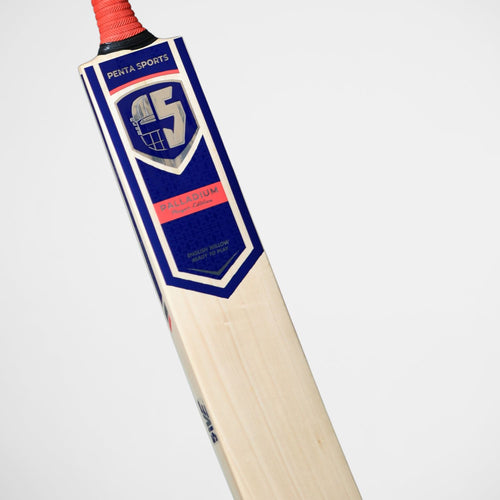 Blue Palladium English Willow Bat no. 2019- Size SH