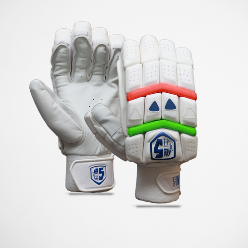 Sonic Cricket Batting Gloves - White