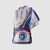 Redback Wicket Keeping Gloves - White-Blue-Orange