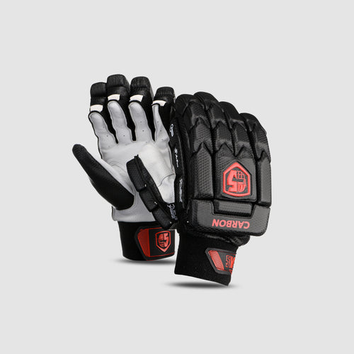 Carbon Batting Gloves - Pure Black