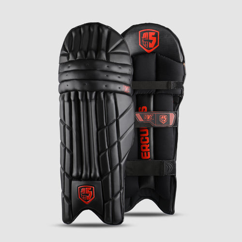 Hercules Batting Pads - Pure Black